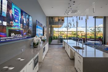 Sports lounge